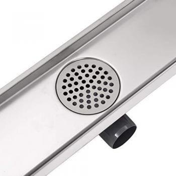 Double‑Sided Stainless Steel Shower Drain 530×140 mm