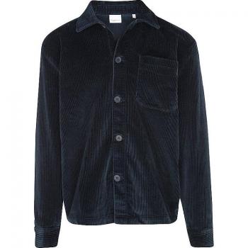 Knowledge Cotton Apparel, Herren, Hemd, Cord Overshirt, Blau, (M)