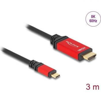 8K 60Hz USB-C to HDMI Adapter Cable, 3m