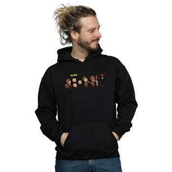 Looney Tunes Men's Elmer Fudd XL Black Pullover Hoodie