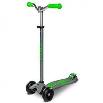 Micro Maxi Deluxe Pro Scooter, Grey‑Green Variant