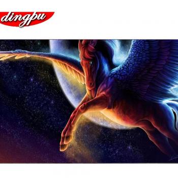 HOMFUN 5D Diamantkunst – Voller quadratischer Bohrer für Heimdekoration (20 × 30 cm)