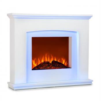 Lareira Elétrica Aosta Light & Fire 1000/2000W da Klarstein