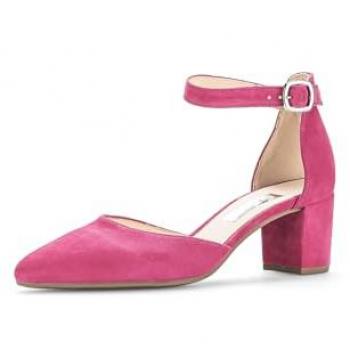 Women's Pink Suede Open-Court Sneakers – Gabor Gala