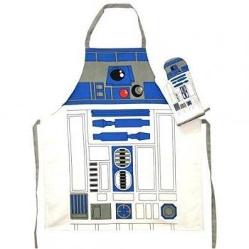 Manoplas y delantal de cocina de Star Wars R2-D2