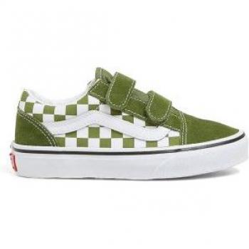 VANS Enfant Old Skool Vert-Check