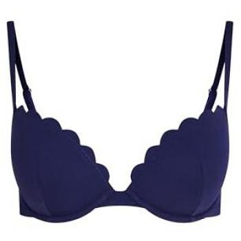 Bikini push-up avec bords festonnés