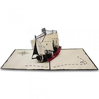 Sorpresa in Vela: Origami Auguri al Tema Pirata