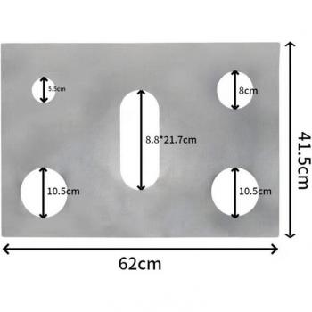 Alfombrilla TermoResistente 5 Puntos para Cocina a Gas