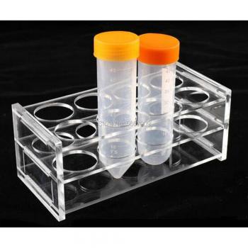 Support de tubes en PMMA pour centrifugeuse, verre organique transparent 50ml 100ml 250ml, 1 pièce