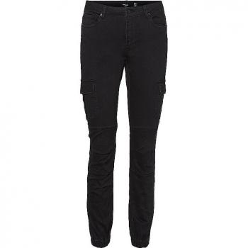 Vero Moda Pantaloni Cargo Ivy Black