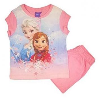 Pigiama maglietta pantaloncino bambina Disney Frozen rosa 4A
