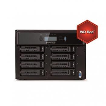 TeraStation Buffalo TS5800DWR2408‑EU – 24 TB WD Red NAS-Server, Farbe Schwarz