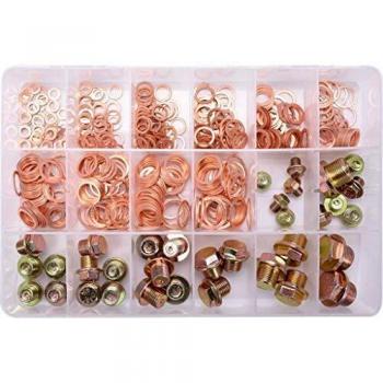 Yato YT-06864 Juego de arandelas de cobre 534 piezas