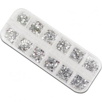 Acrylic Clear Crystal Rhinestones for Nail Art and Crafts