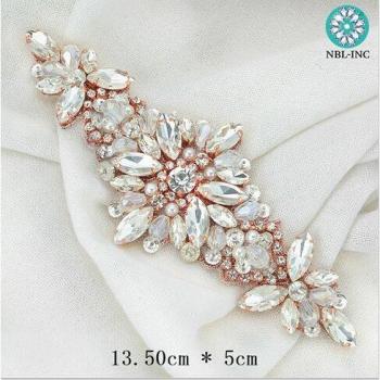 Hochzeitskleid Strass Patch