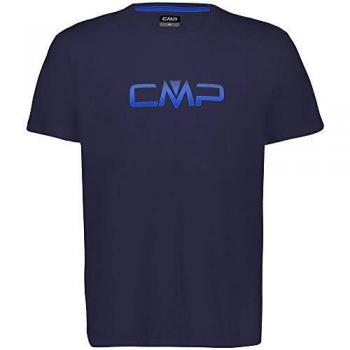 Monochrome T-shirt homme slim CMP 30D6597P – Noir/Blue