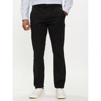 Organic Cotton Slim Fit Chinos – Black (W36 x L32)