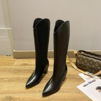 Bottes Pointues Western Chic Automne/Hiver