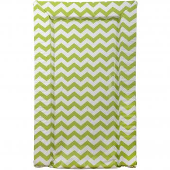 Lime Green Chevron Print Diaper Changing Mat by East Coast Nursery Ltd