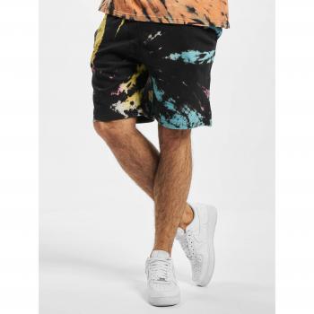 Urban Classics Pantaloni Corti Neri Tie Dye 2XL