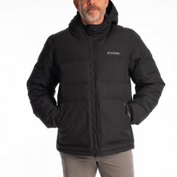 Chaqueta impermeable KLIM con capucha negra