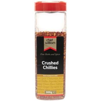 Chef William Crushed Chillies 300g – Spicy Mix