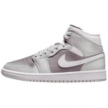 Foot Locker Signature: Jordan 1 Mid Women’s Grey, Poly Fabric, Size 6
