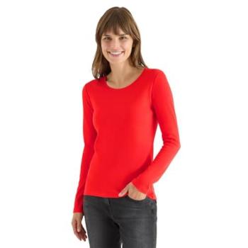 Langarmshirt Cecil „Style Pia“ – 100 % Baumwolle – Regular Fit – Rundhals – Jersey‑Material – Größe L (42)