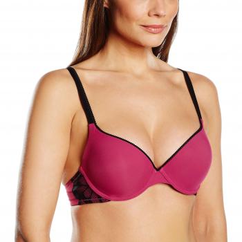 Grape Purple Wonderbra T-Shirt Bra, Crazy Dress-Up Style, 38B (W02B4)