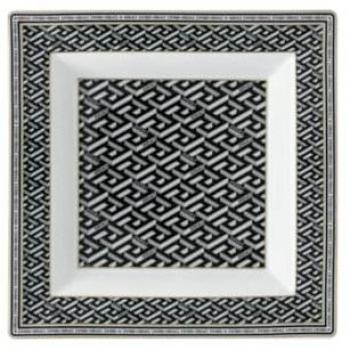 Versace La Greca Signature Schwarze Porzellanschale 22 cm