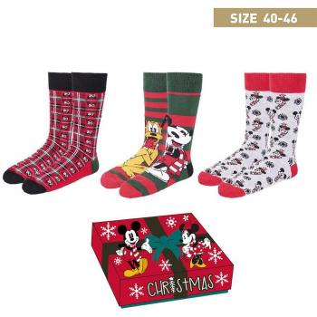Calcetin set-3 Mickey Navidad Disney Mickey Mouse