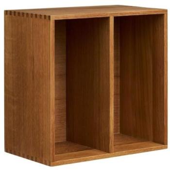 Cube Rangement Haut de Gamme 2 Niveaux, Chêne Nature – VALLY