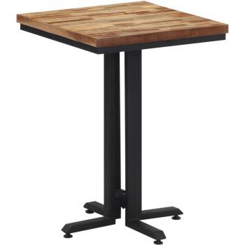 Bureau-Table Multifonctionnel en Teck Récupéré, 55x55x76 cm