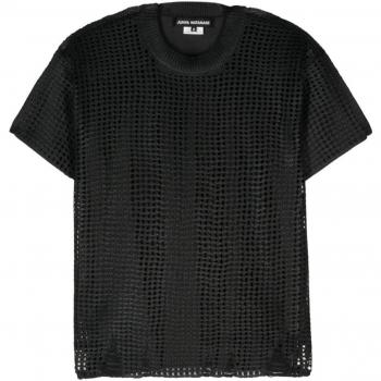 Black Panelled T-Shirt by Junya Watanabe for Women (Size S)