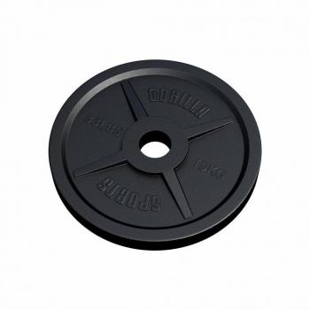 Cast Iron Olympic Disc 15kg Black