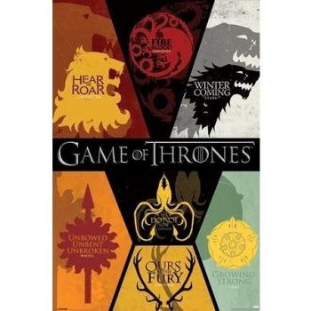 Poster Colgante Sigilos de Westeros – 61x91,5 cm – Grupo Erik