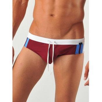 Slip de bain Geronimo rouge avec rayures