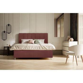SCHLARAFFIA Boxspringbett Aida, Metallfuß in Chrom