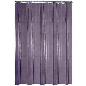 Tenda Doccia Trasparente 180 x 200 cm con Anelli