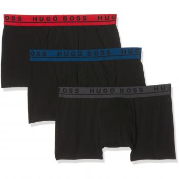 Bóxer BOSS Trunk 3p Co/El, Pack de 3, Multicolor, Mediano