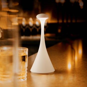Sigor Nudrop Mini LED Akku Tischleuchte in Schneeweiß
