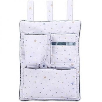 Tobi BabyBay Utensilo – Sternenmix in Sand/Blau