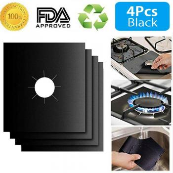 4pcs Gas Range Burner Protectors