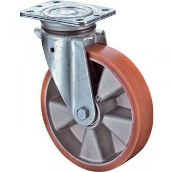 Roulette pivotante avec plaque à visser – modèle 160 mm, 600 kg
