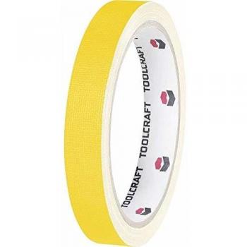 Yellow Cloth Tape 10m x 15mm HEB15L10GC
