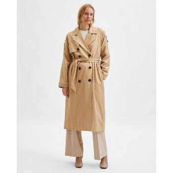 Selected Cappotto Sabbia 42 Donne