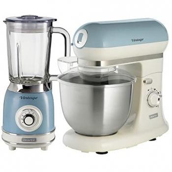Ariete Vintage Jug Blend And Stand Mixer Pack Blue