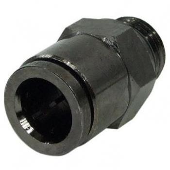 Schwarzer Nickel 10mm G1/4 Steckanschluss