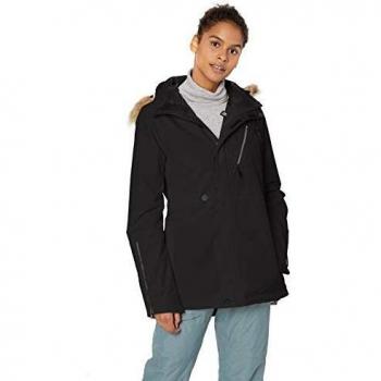 Volcom Damen Snowboard Jacket Schwarz S – Modische Ski